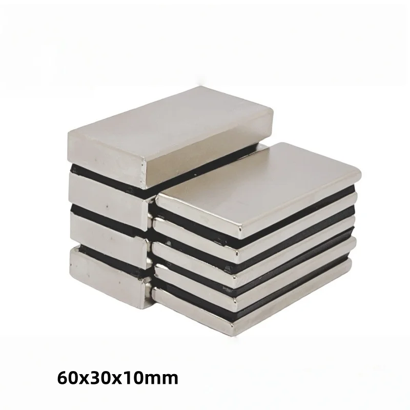 60x30x10 Thick Quadrate Magnets 60mm X 30mm X10mm For Home Refrigerators, Offices DIY 60x30x10mm Strong Powerful Magnet 60*30*10