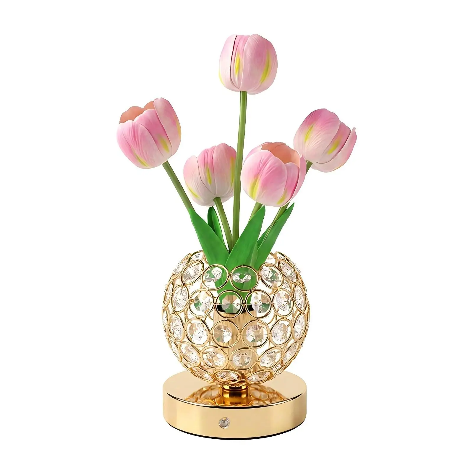 Exquisite Lamp Anes Flower Lamp Blending Bright Acrylic Crystal Ball With Vibrant Colors And LED