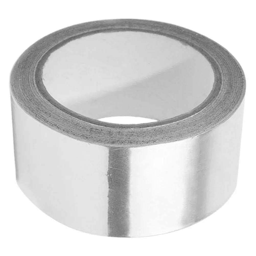 1 Roll Aluminum Foil Tape Thick Adhesive High Temperature Resistant Aluminum Tape for Ductwork Hvac Electrical Insulation