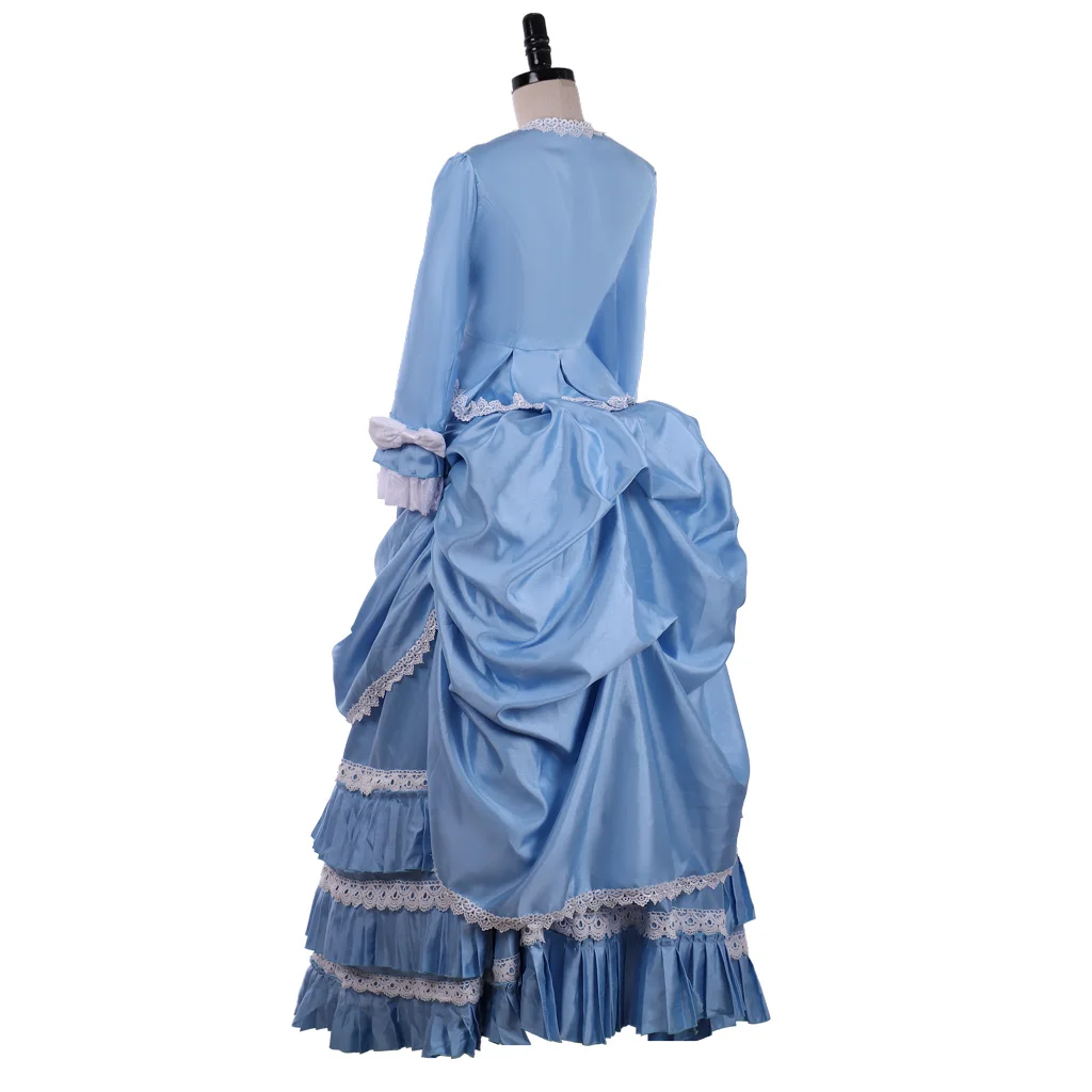 Victorian Edwardian Gothic Lolita Bustle Dress Renaissance Civil War Southern Belle Ball Gown Halloween Masquerade Costume