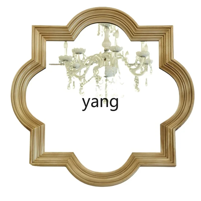 LH  mystery mirror background wall art glass wall decoration hanging mirror makeup mirror