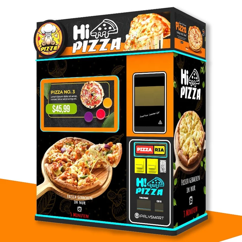 Buy The Pizza Vending Machine for Sale 2026 New Commercial Fully Automatic Making Frozen Fresh Retail To Hot Fast Food with Oven