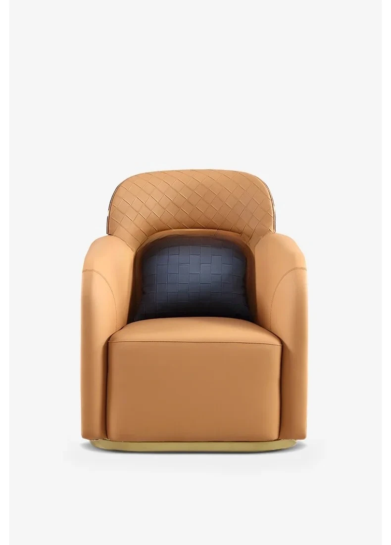 

S Современный легкий роскошный кожаный диван-кровать с черной крышкой для гостиной, спальни, балкона, гостиной, дивана-стул