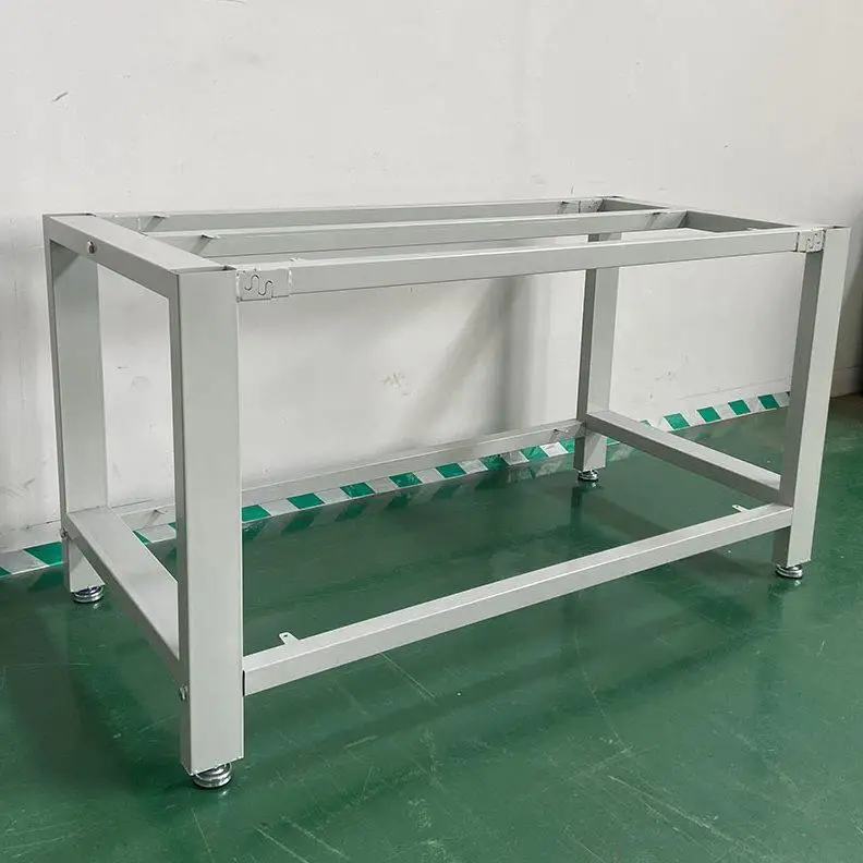 Double Layer Heavy Duty Workbench Fitter Workbench Workshop Operator Factory Stainless Steel