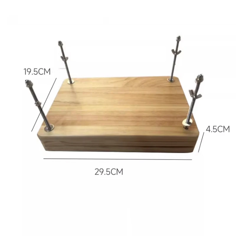 Picture 3: Book Press Wooden  Press Bookbinding Stable Book Binding Tool Manual Paper Press Handmade Book Binding 2/3Floor Desktop DIY Tool