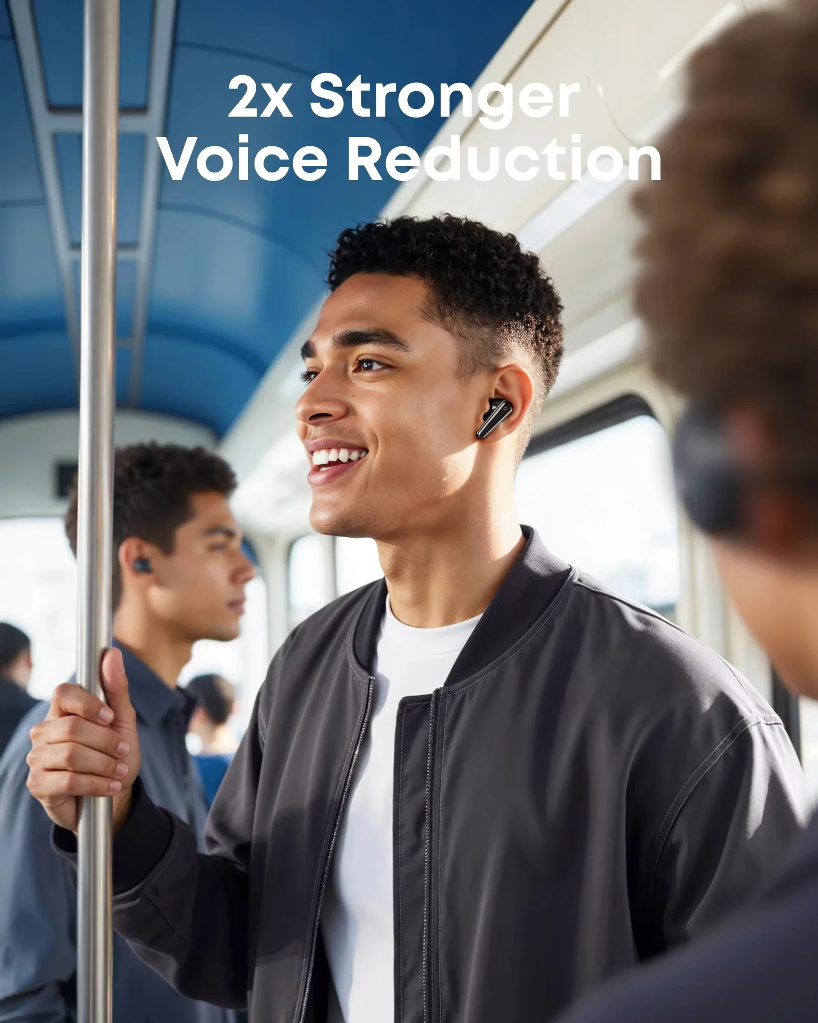 سماعات أذن Soundcore Liberty 5 المانعة للضوضاء، الإصدار الأصلي الجديد مع أدوات التحكم في التطبيقات المتاحة Dolby Audio.ANC 3.0 48H