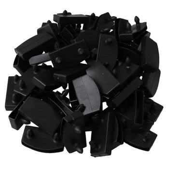 10 Uds. Tapas de extremo de plástico, soportes de listones laterales y centrales para cama, accesorios de seguridad para camas individuales, dobles y King Size de madera