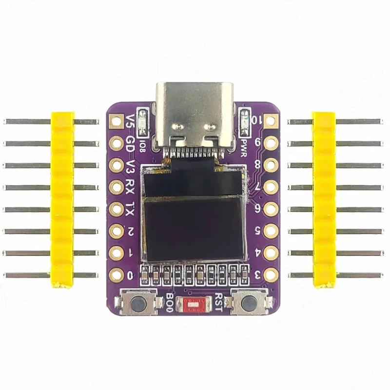MINI ESP32-C3 Development Board 2.4G Wifi 4 BT Module with 0.42 Inch OLED Display 4MB Flash Ceramic Antenna USB Type-C ESP32 C3