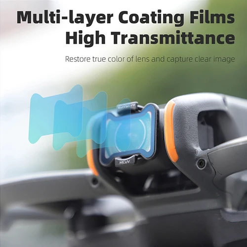 Imagen 2 del producto Sunnylife ND filtro de lente para DJI Avata 2 juego de filtros de lentes de vidrio óptico ND8 ND16 ND32 ND64 ND128 MCUV cardán Drone Accesorios