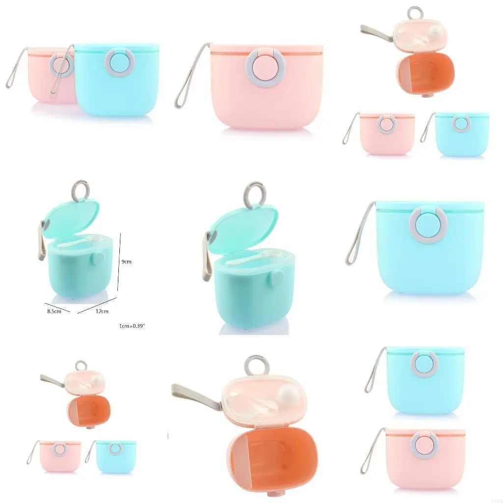 

500ML Infant Milk Powder Box Toddler Snacks Container Baby Storage Box L8RB