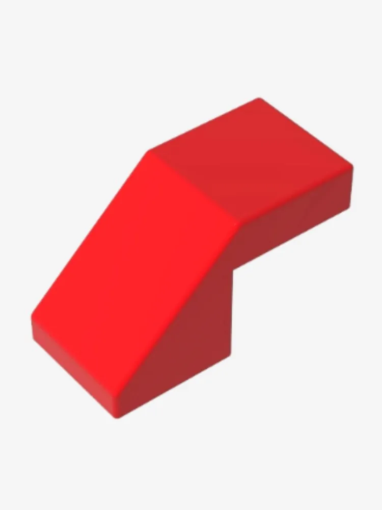 10pcs Small particle building blocks, loose parts, domestic MOC 28192 spare parts, 1x2 inclined surface