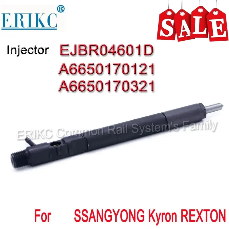 EJBR02601Z A6650170121 Diesel EJBR03401D EJBR04501D Injector Nozzle EJBR04601D EJBR04401D for SSANGYONG Actyon Rexton Euro 3 / 4