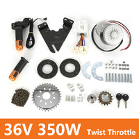 36V 350W Bike Conversion Kit Left Side Drive Motor Hub Diameter Less Than 36mm -Twist