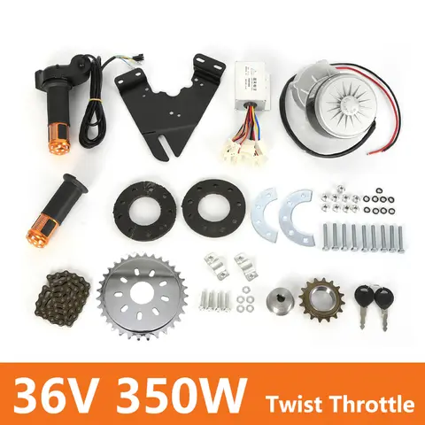 Kit de motorisation de vélo 36V, 350W, moteur à entraînement latéral, diamètre réduit de 36mm de rotation