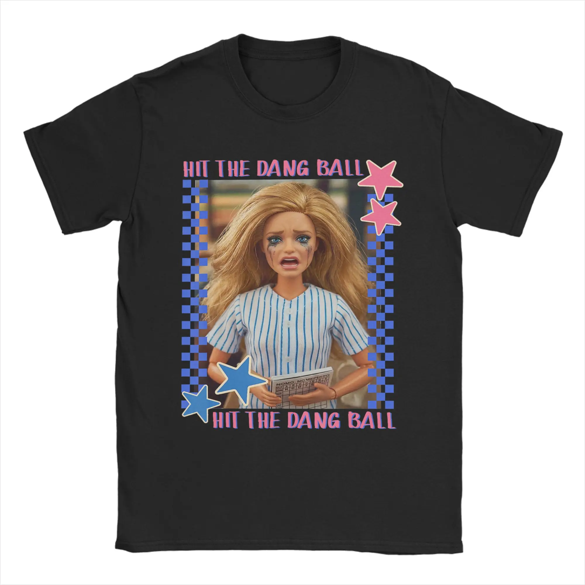 Men Women T-Shirt Hit The Dang Ball Baseball Mom Mama Game Day Meme T-Shirts Harajuku  Summer Tees Streetwear Tops Gift Idea