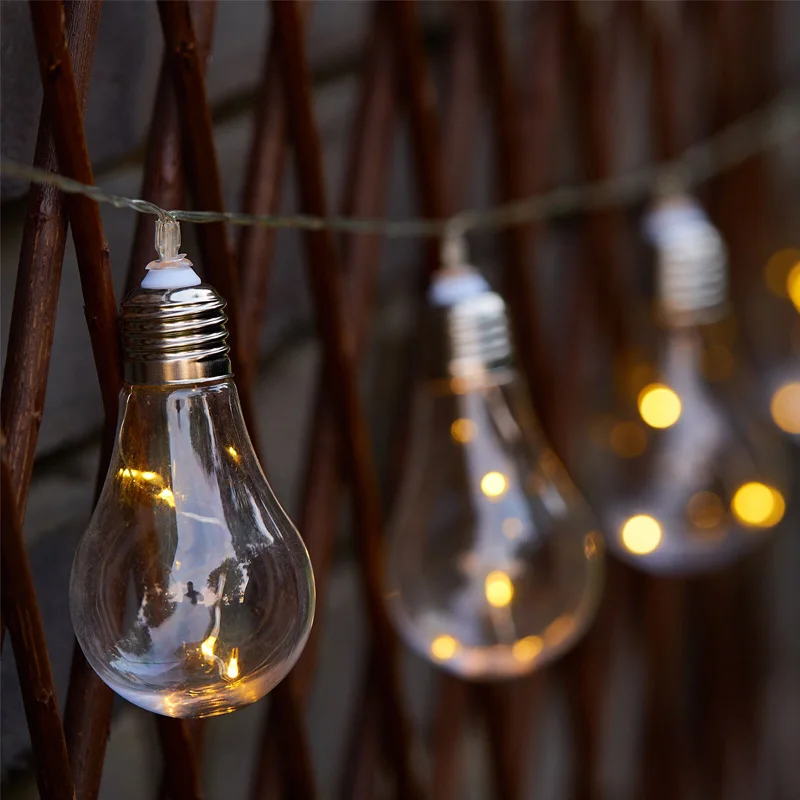 4M String Light Bulbs Battery Power Outdoor Patio Garden Decoration USB Adapter Christmas Wedding Camping Lighting Mini LED Bulb