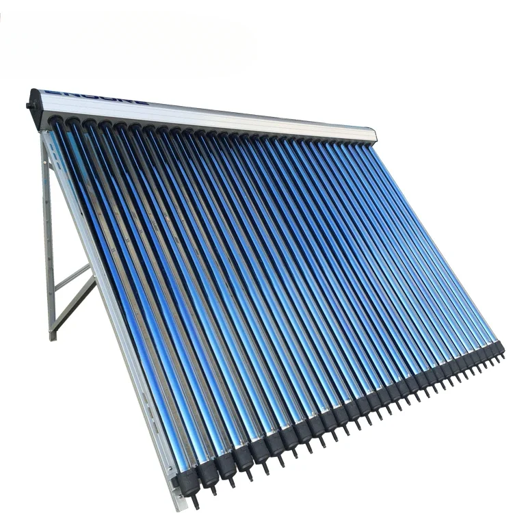 30 tubes slope roof Vacuum solar collector 24mm heat pipe condenser