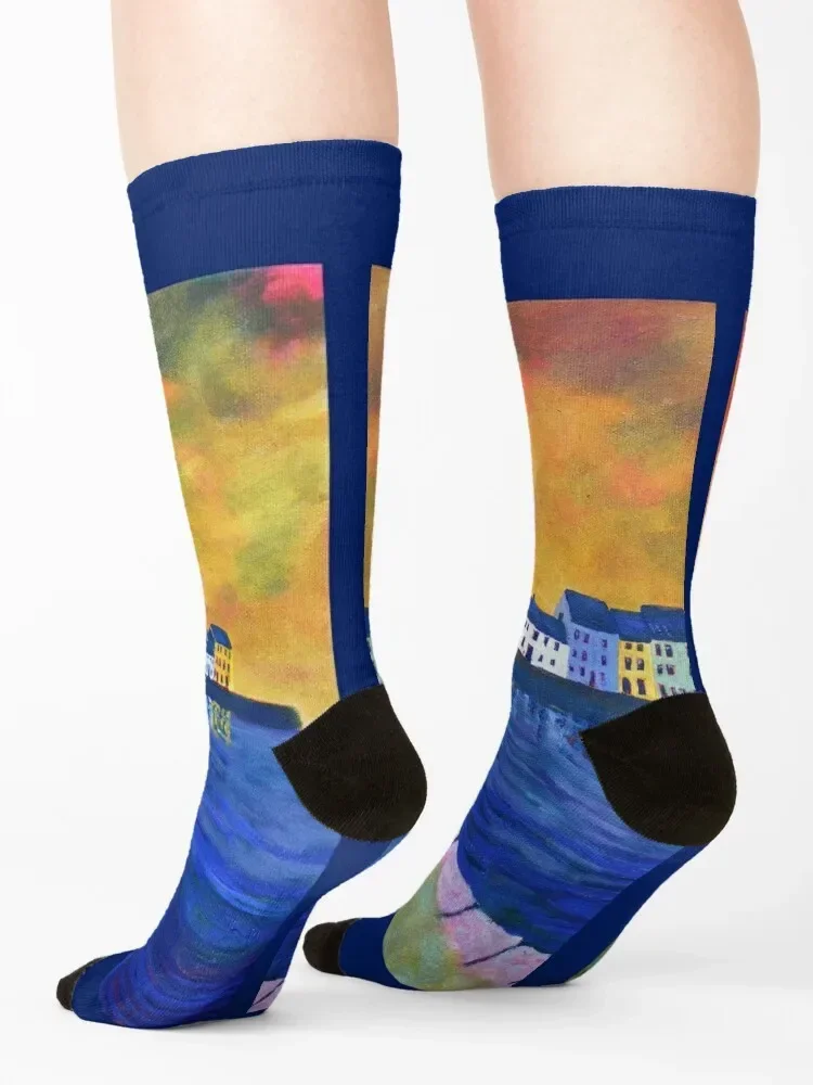 جوارب The Long Walk، Galway (Ieland) أفكار هدايا عيد الحب مضادة للانزلاق هدايا كرة القدم للشتاء الدافئ للأولاد والأطفال جوارب نسائية