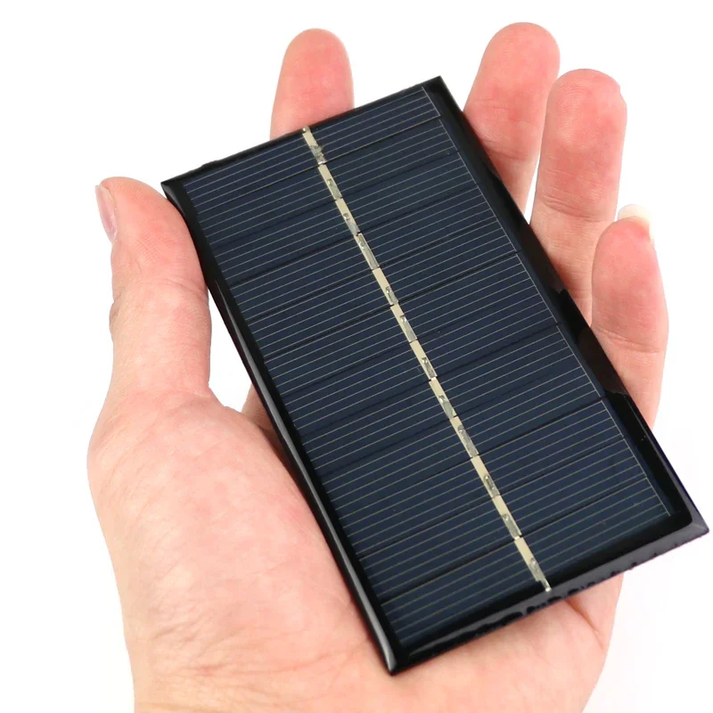 1W 6V Polycrystalline Solar Panel Cell Module DIY Solar Charger Education Kits 60*110MM 5pcs/lot