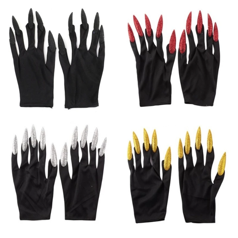 Scary Fingernails Claw Gloves Birthday Cosplay Costume Accessory Dropship