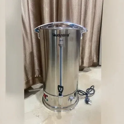 45L 304 Stainless Steel Double-Wall Electric Water Boiler with Dispenser