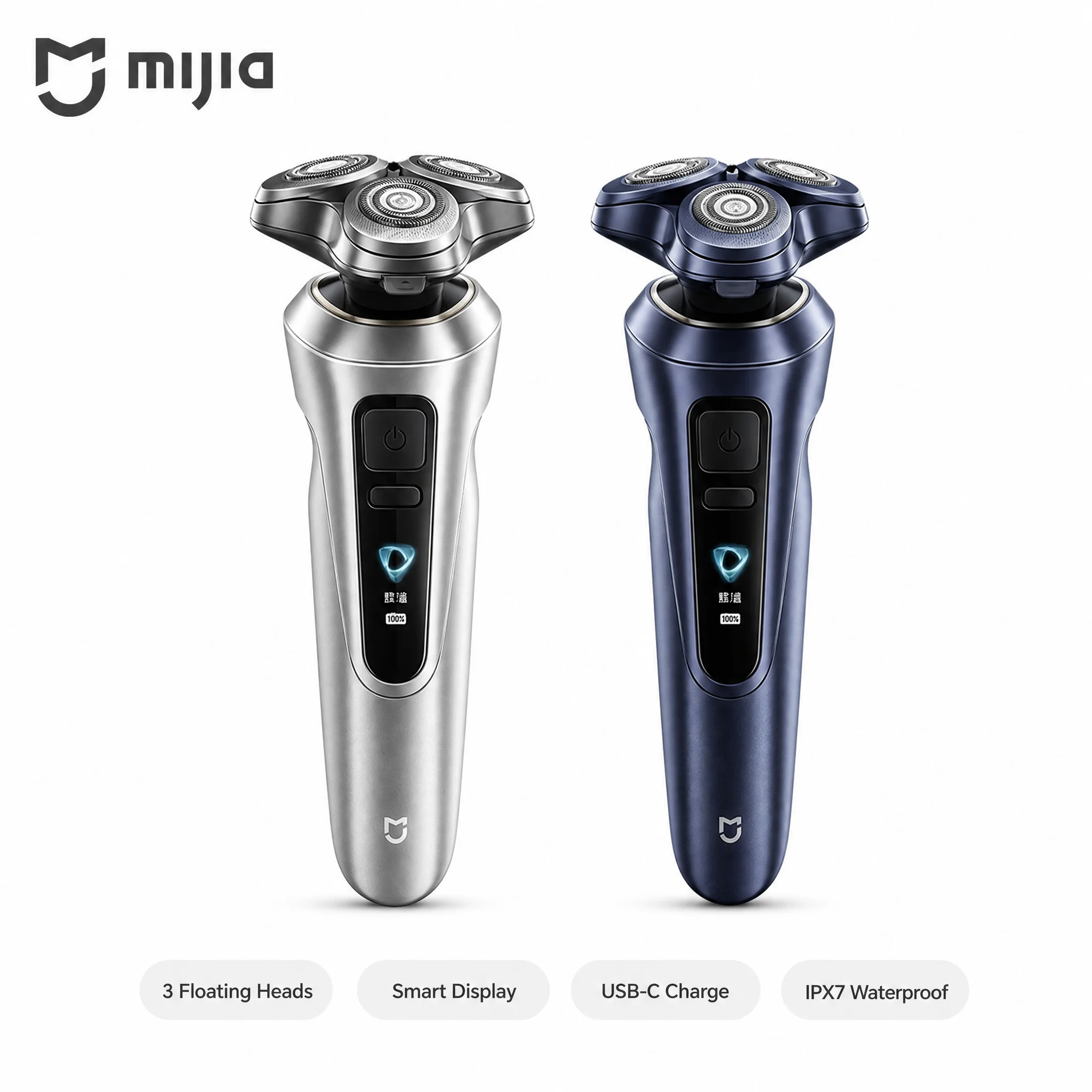 New Mijia Electric Shaver Pro Washable Anti pinch Portable Rechargeable Long Battery Life Perfect Gift for Men Boyfriend