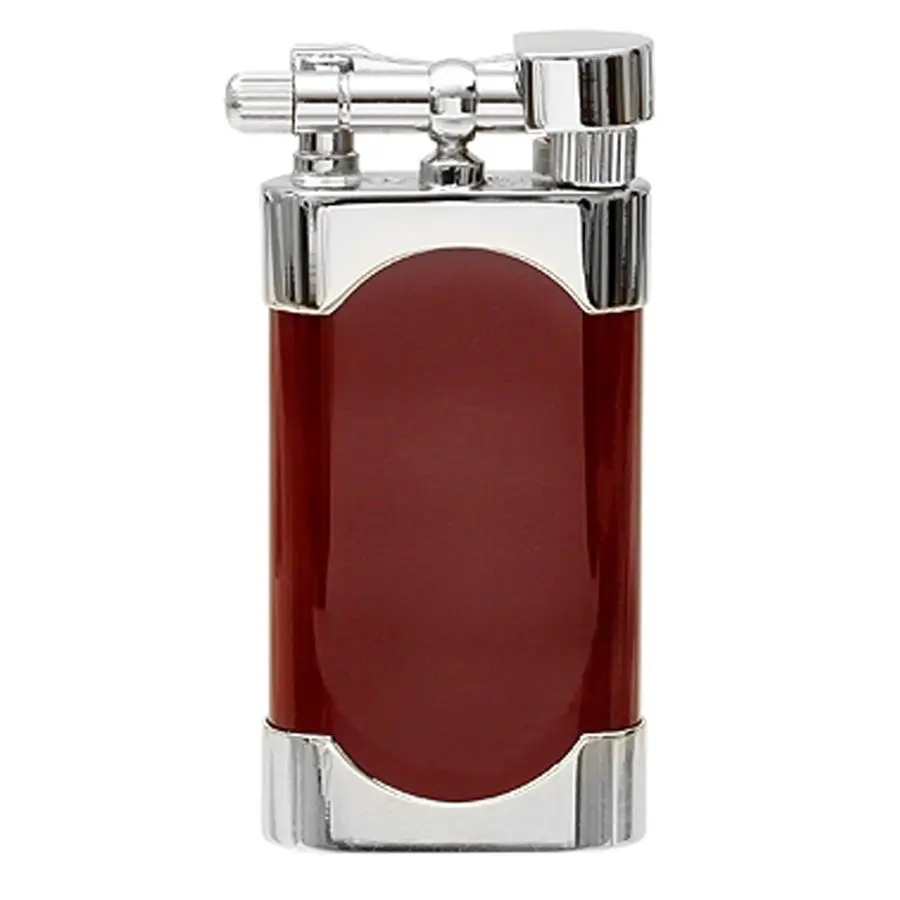 

Japanese Dual Flame Pipe Lighter Refillable, Angled amp Adjustable SoftFlame, Travel Friendly, Small Pocket Size, Flip Top, Uses