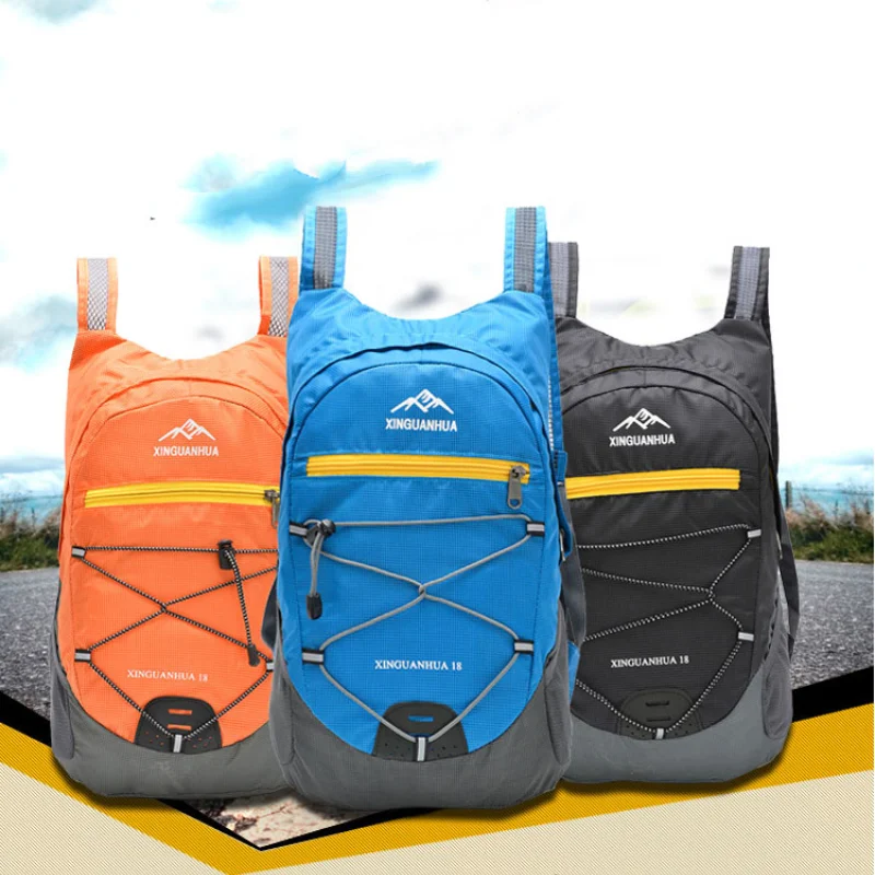 Foldable Backpack Outdoor Lightweight Travel Bag Waterproof And Wear-resistant Casual Sports Bag Fashionable Storage Beach Bag