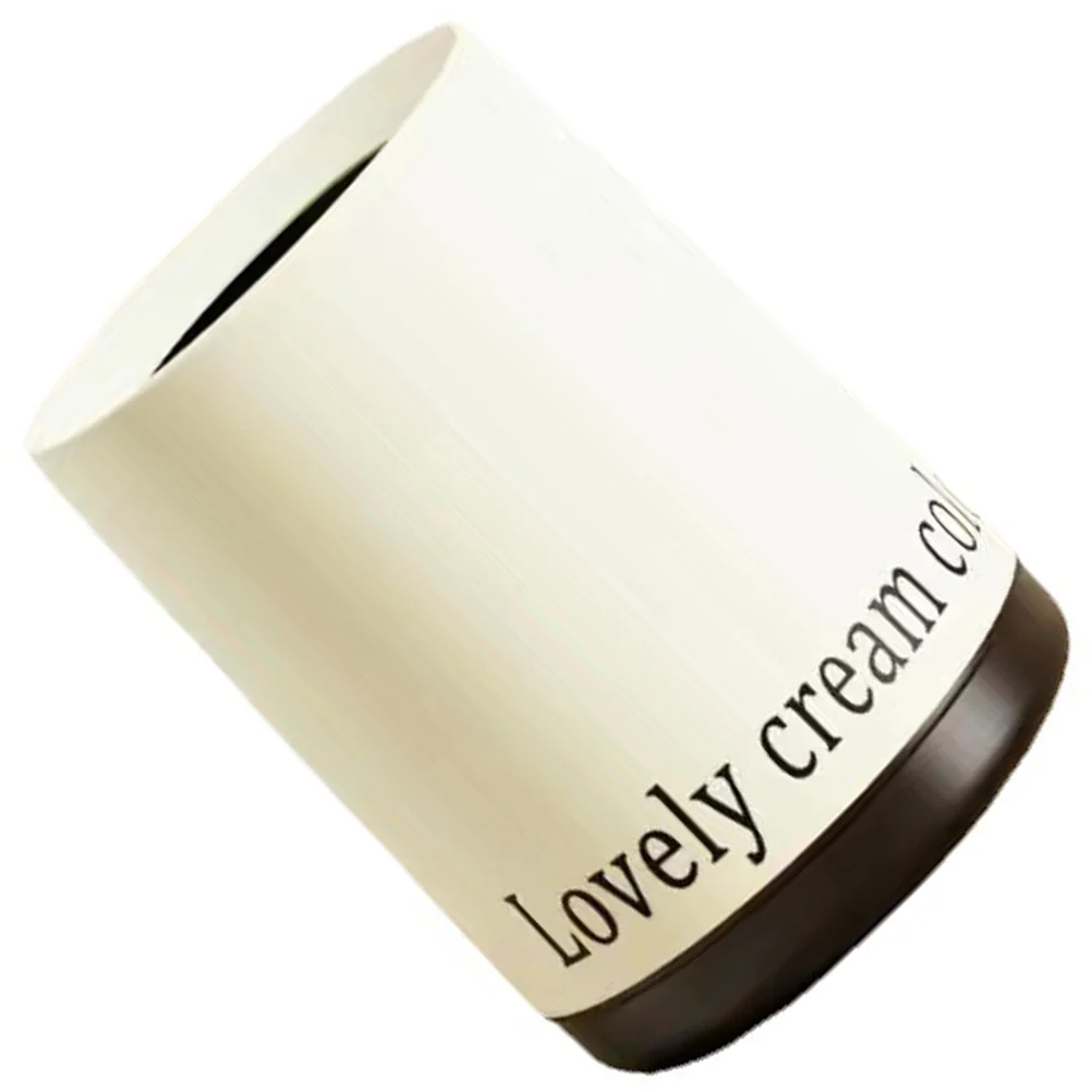 

Plastic Double Layer Trash Can For Bathroom Kitchen Office Garbage Bin Waste Basket Holder Round Slim Household Container Easy