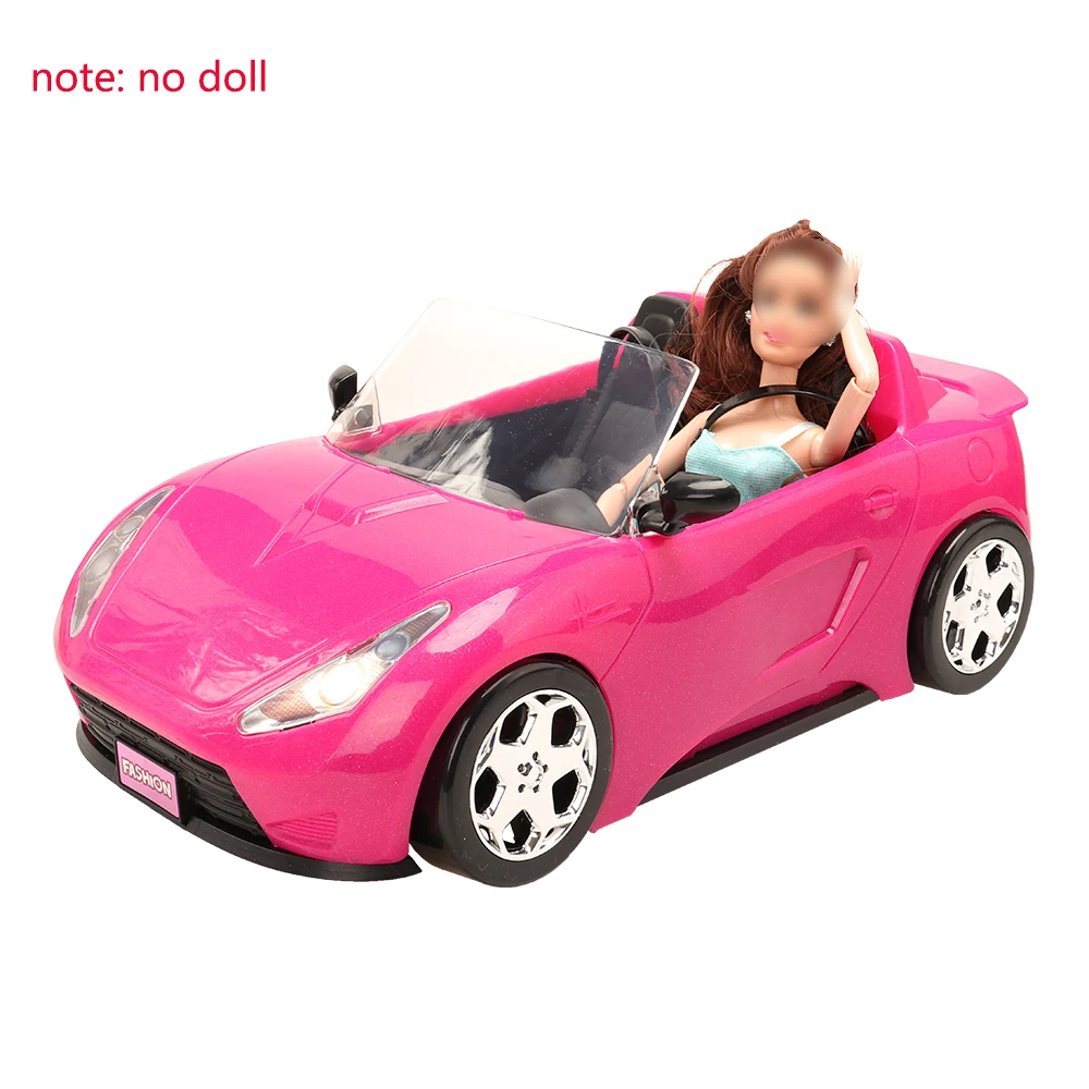 

Cars Toys Miniature Dollhouse Accessory 30cm Girls Boy Kids Car Model For Barbie Travel Children Game Birthday Christmas Present