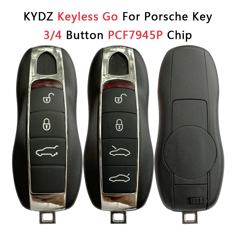 TXK005001 315/433/434MHz Keyless Go KYDZ For Porsche Cayenne Macan Taycan 718 Smart Remote Key 3/4 Button PCF7945P Chip