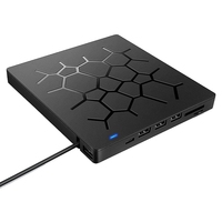 Multifunction External Drive External CD/DVD Drive USB 3.0 Type-C With SD/TF & USB3.0 Optical Drives For PC Laptop