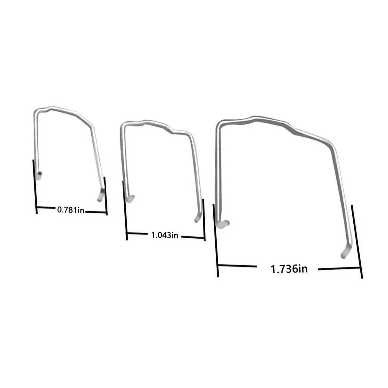 Molas de retenção de mangueira de radiador, 3 unidades, metal 154 23 para BMW M3 540i 745LI