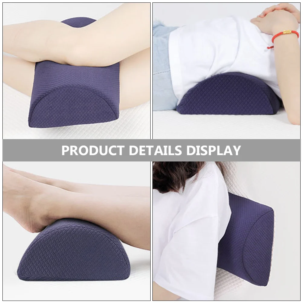

Memory Foam Semi-Roll Leg Pillow Portable Bolster Pillow for Lumbar Support Pregnant Women Tailbone Care Breathable Comfortable