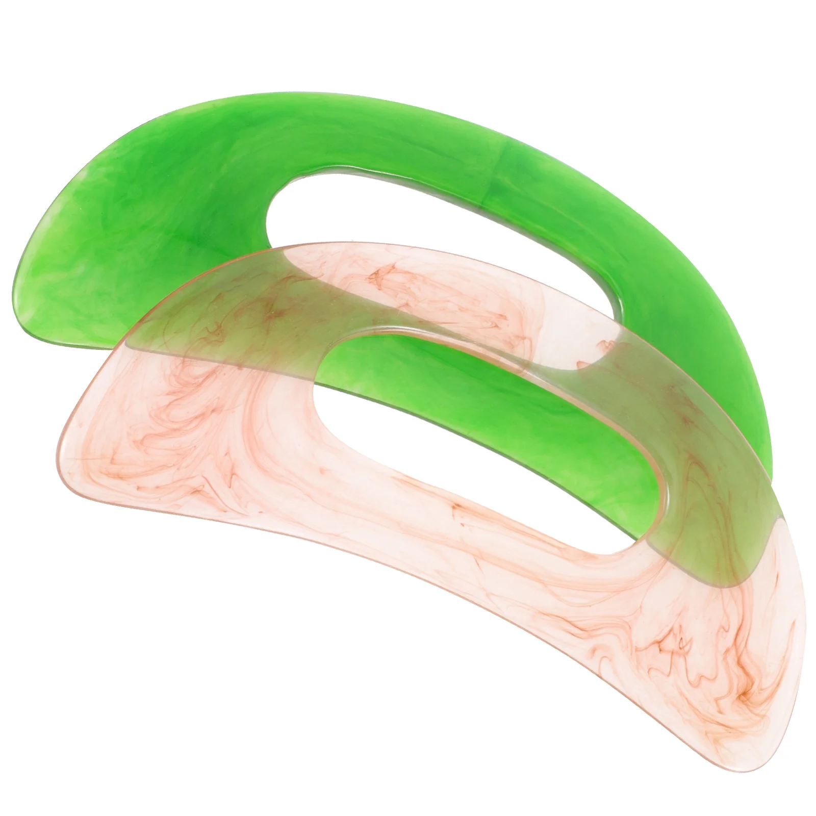 2 قطعة أداة تدليك كشط لوح Guasha تصميم إبداعي للجسم والوجه والرقبة للاسترخاء أداة تدليك العلاج المحمولة #3