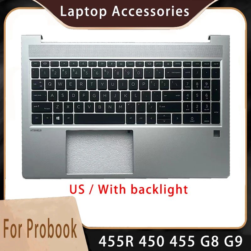 

Новинка для HP ProBook 455R 455 G8 G9/450 G8 G9; аксессуары для ноутбуков, американская клавиатура с подсветкой