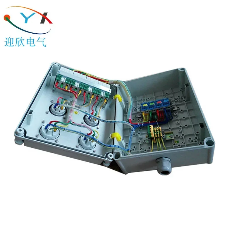 high quality abs plastic waterproof network socket distribution floor socket box with air switch ip66