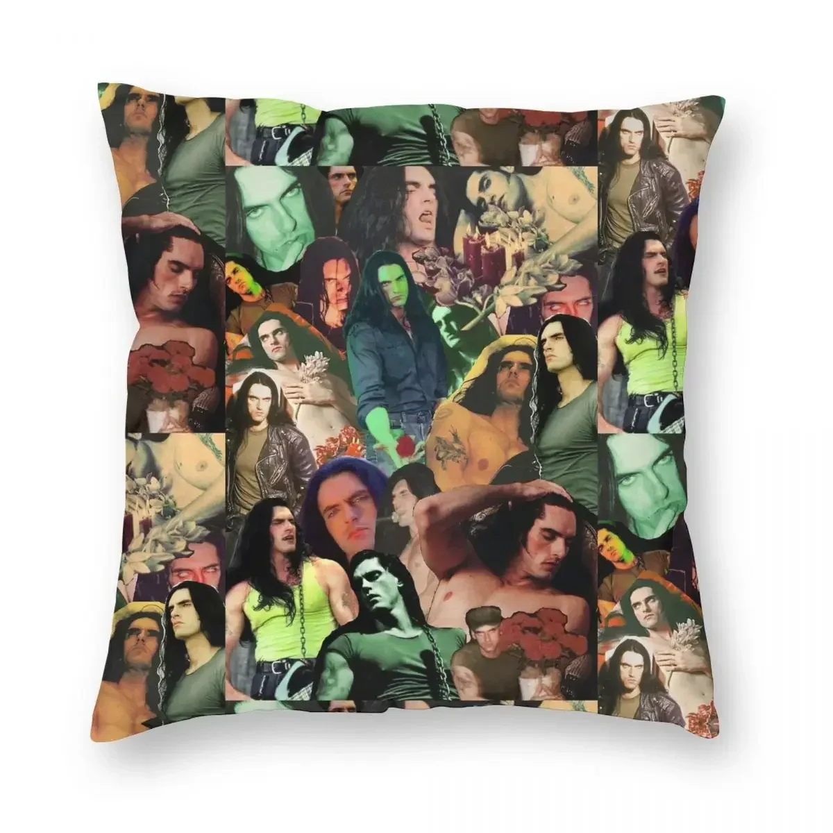 Type O Negative Peter Steele Dark Goth Square Pillowcase Polyester Zip Decor Throw Pillow Case Car Cushion Cover