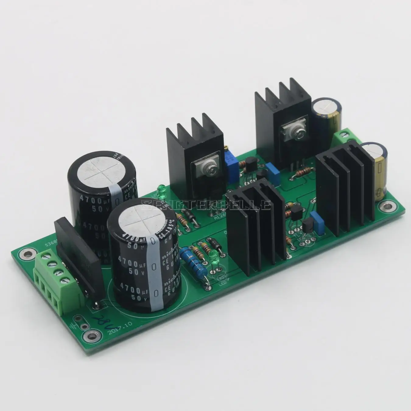 Low Noise Precision Parallel Voltage Stabilized Class A Audio Amplifier Power Supply Board