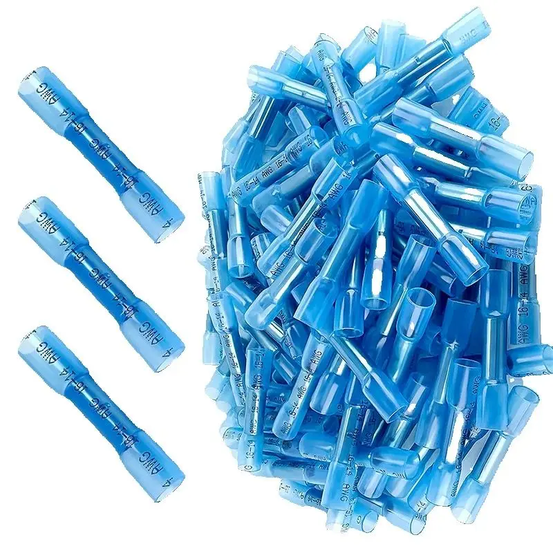 

Heat Shrink Butt Wire AWG 16-14 0.5-1.5mm Connectors Waterproof Insulated Automobile Wire Cable Crimp Terminals