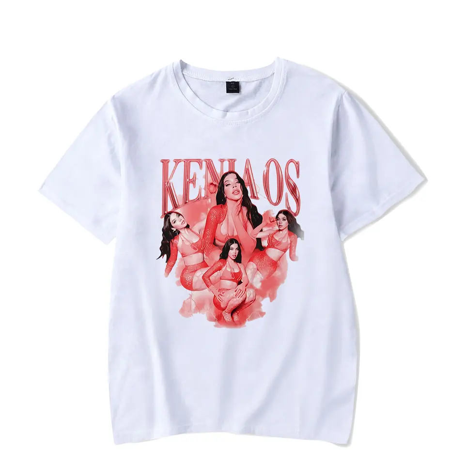 Kenia OS Mia Mia T-Shirts K23 Tour Merch pop graphics print Crewneck Unisex Trend Casual Short Sleeve Top