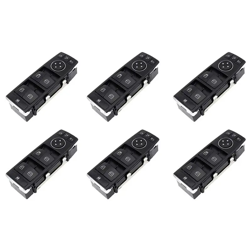 

Practical 6X Electric Window Control Power Window Switch 1669054400 For X156 W176 W246 X166 GLS GLA Class A M Clas