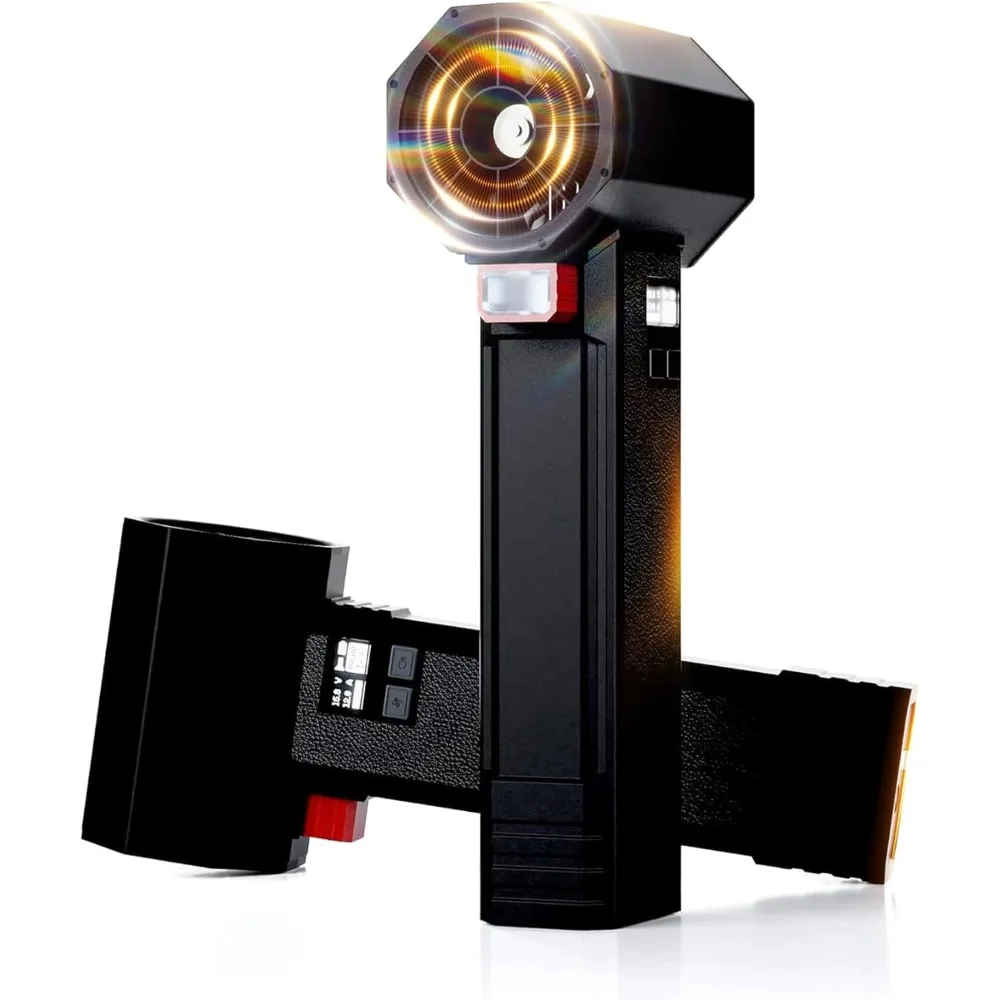 منفاخ مجفف توربو للسيارة، دفع يصل إلى 3.5 رطل، أقصى قوة 750 وات و64 ملم منفاخ أوراق شجر لاسلكي فائق الكهرباء، للفناء