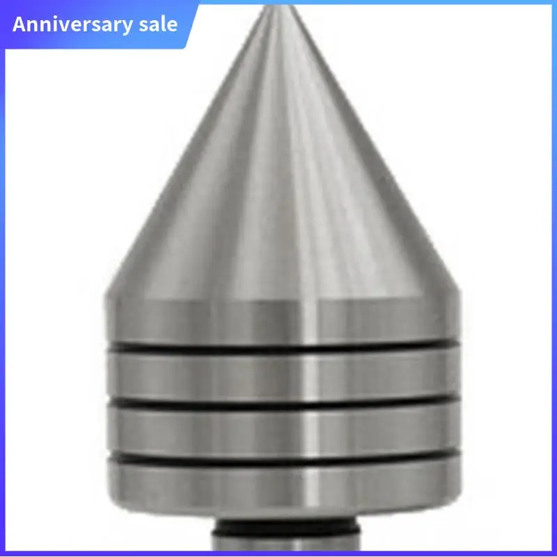 

1 Piece MT1 Lathe Bearing Tailstock Center Woodworking Thimble Heavy Thimble Steel Silver