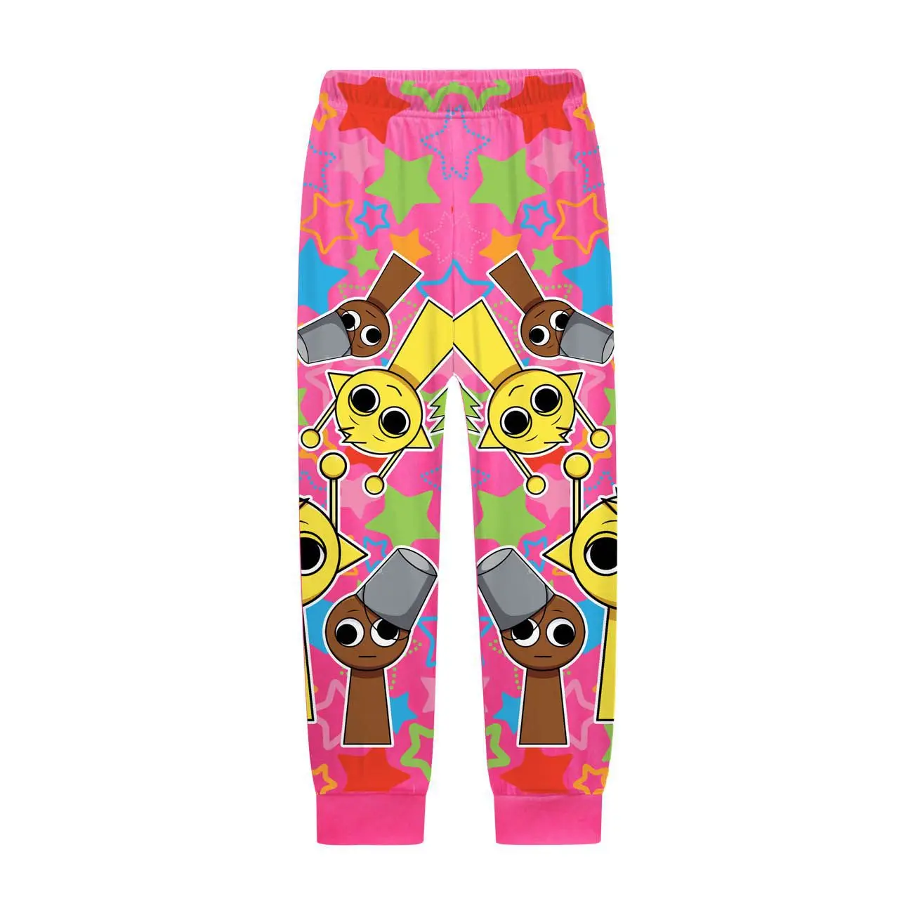 Hot Sprunki Pijamas Kids Game Incredibox Pajama Sets Toddler Boys Daily Sleepwear Baby Girls Long Sleeve T Shirt+Shorts 2pcs Set