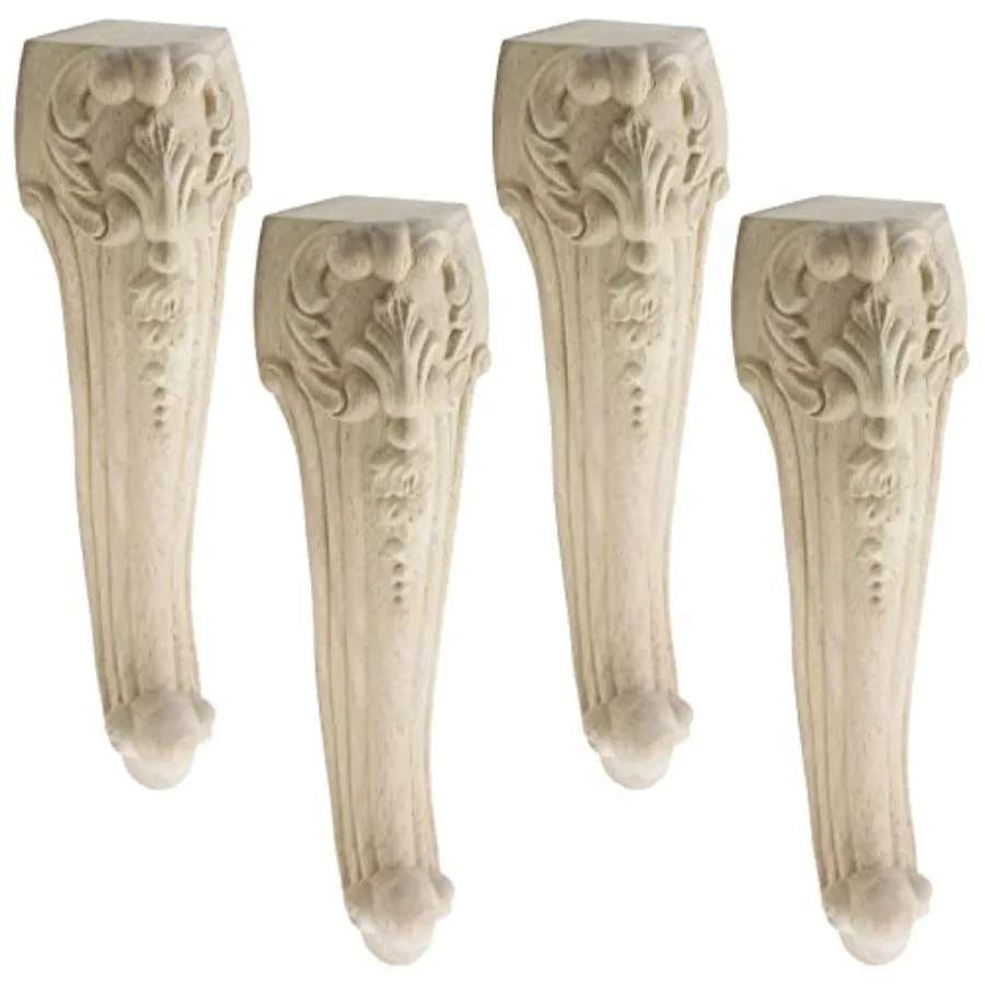 

Wooden Cabinet Feet Unfinished Furniture Legs Replacement Sofa Couch Wood Feet 11.8-Inch Wardrobe Loveseat Legs 4-Pack