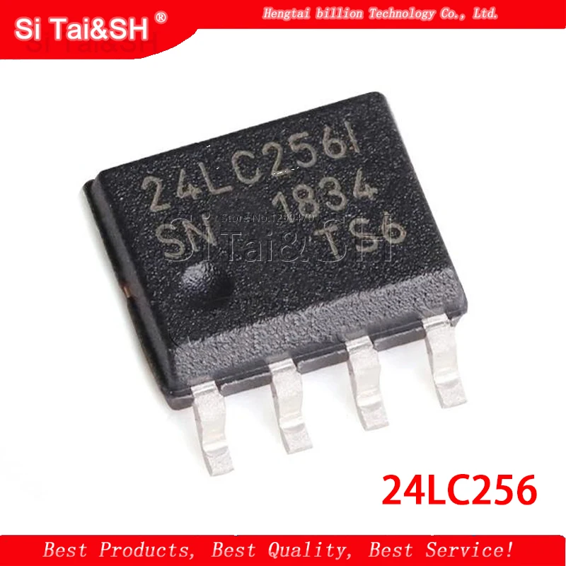 10PCS 24LC256-I/SN   24LC256I  24LC256