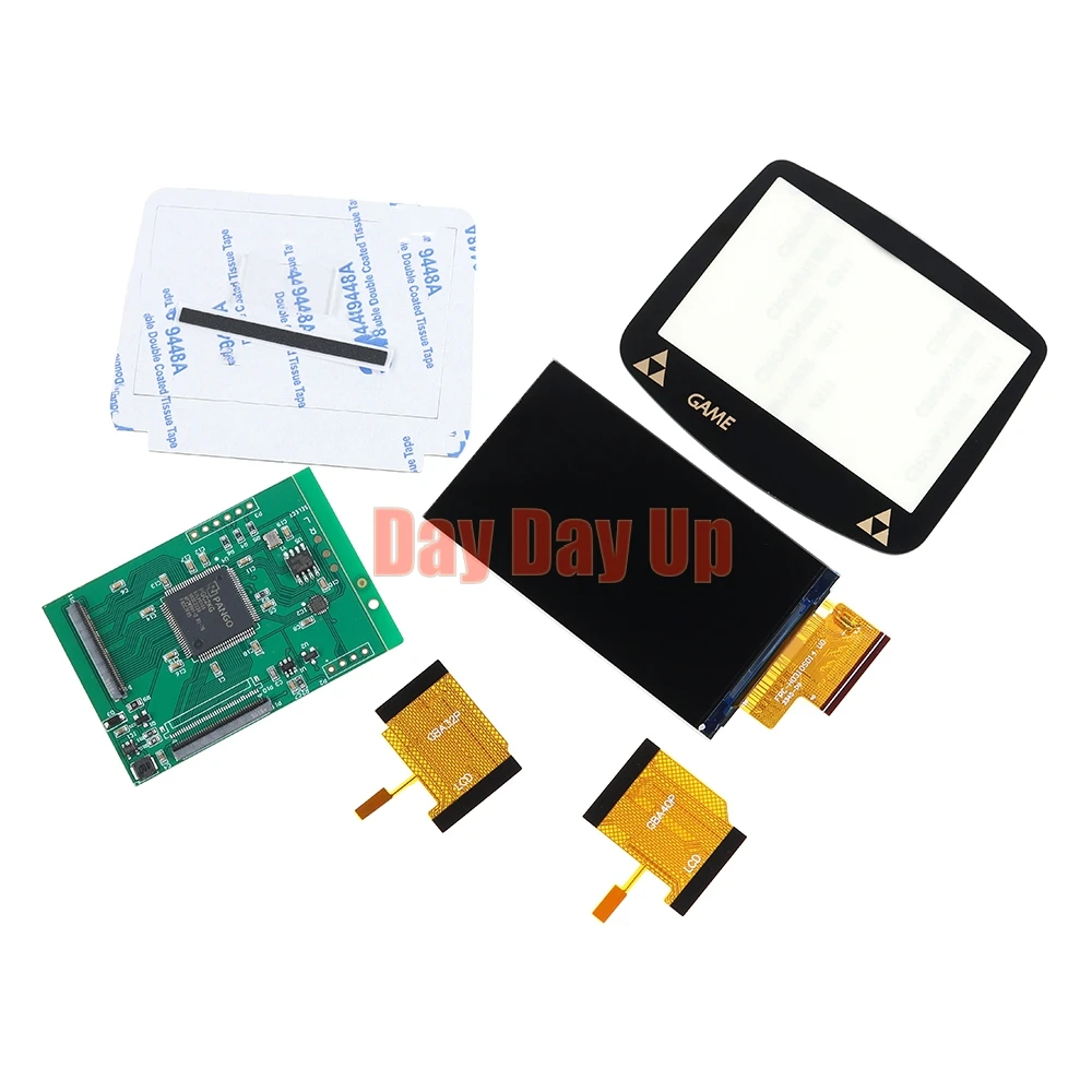 1set 2.9 inch LCD V5 Levels For GBA IPS Backlight LCD Display Screen Adjustable Brightness For GameBoy Advance V5.0