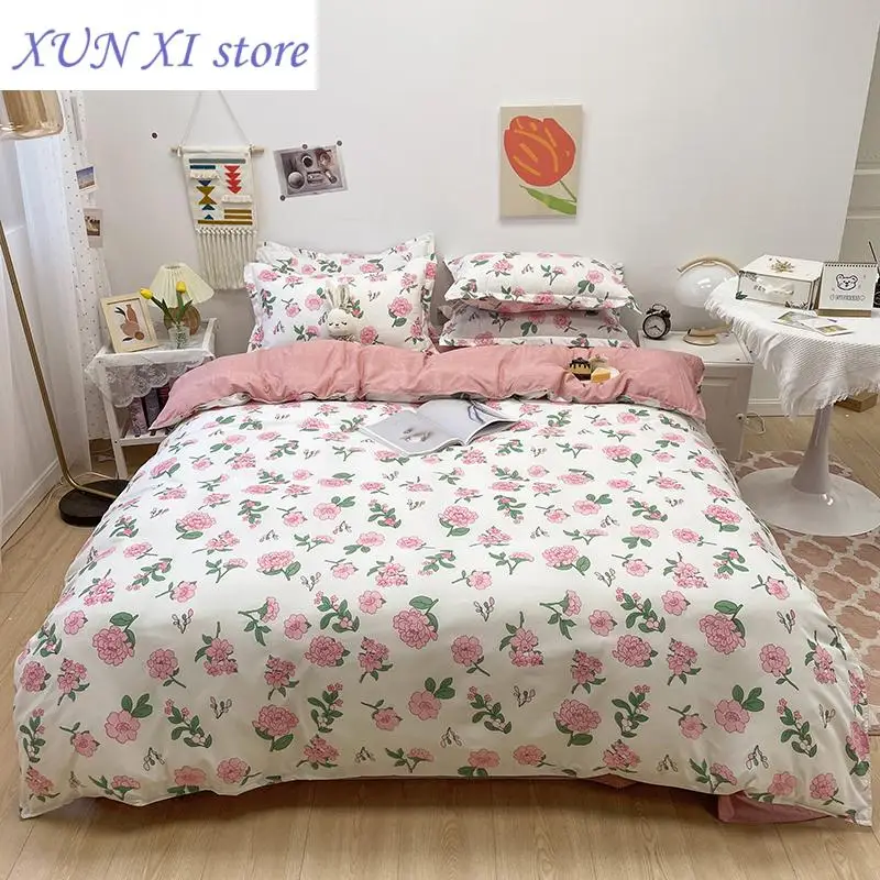 

New 4-piece bedding set comforter set Soft comfortable for be suited to four seasons Suitable for the room dormitory