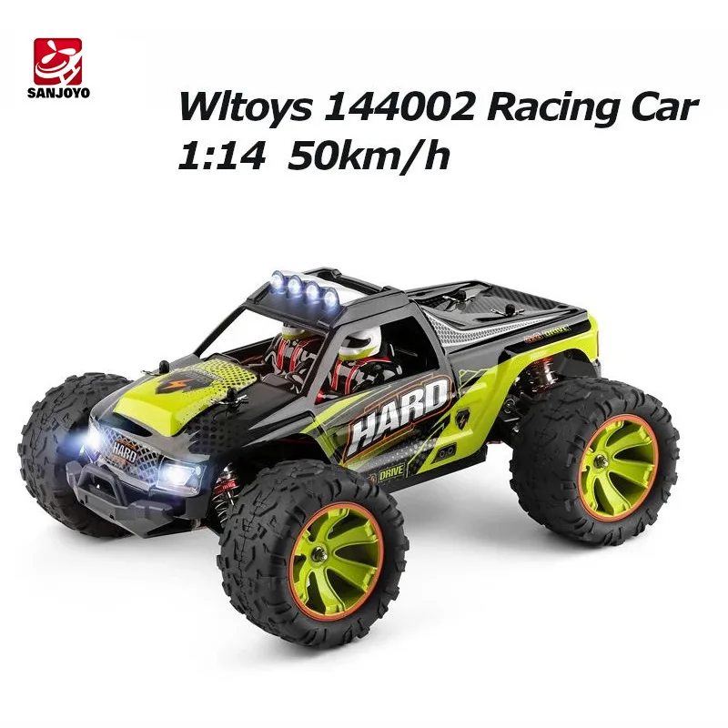 Wltoys 144002 60km/H 1:14 2.4ghz Racing Remote Control Cars 4wd Alloy Metal Drift Cars Remote Control Track Model Rtr Toys Gifts